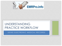 The Practice Workflow Overview