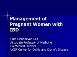 IBD and Pregnancy: Overlapping Pathways