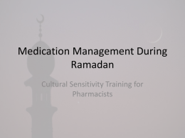 here - Medication Management during Ramadan