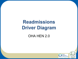 Driver Diagram - Ohio Hospital Association