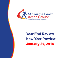 January Member Meeting: Year-end Review
