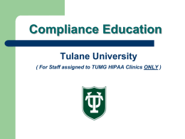 Compliance Education