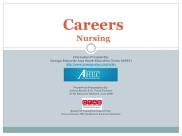 Nursing - CTAE Resource Network