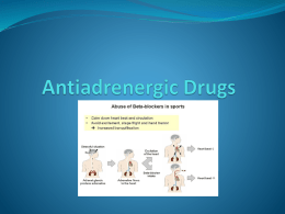 Antiadrenergic Drugs