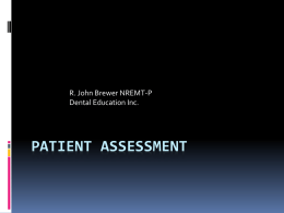 Patient Assessment - Lancaster County Dental Society