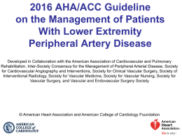 PowerPoint File - American College of Cardiology
