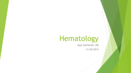 Hematology - TigerDocs