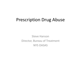 Adult Prescription Drug Abuse