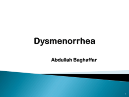 dysmenorrheax