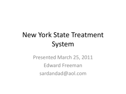 New York State Treatment System