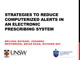 Identification of strategies to reduce computerized alerts in an