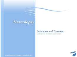 Narcolepsy - Delaware Sleep Society