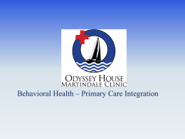 Behavioral Health – Primary Care Integration: Odysset