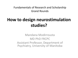 How to design neurostimulation studies?