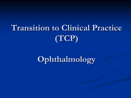 McGill Ophthalmology TCP lecture