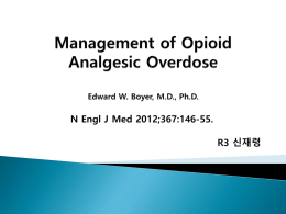 Management of Opioid Analgesic Overdose
