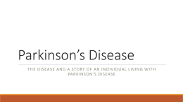 Parkinson`s Disease-Final