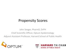 Propensity Score Model