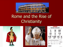 Chapter 5 Rome and the Rise of Christianity