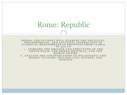 Rome: Republic