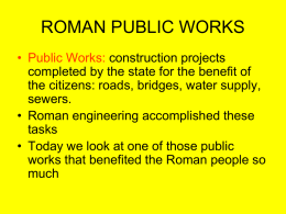 roman construction - Nutley Public Schools