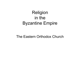 Byzantine Religion PowerPoint