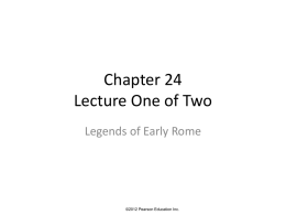 Chapter Twenty-Three Lecture One
