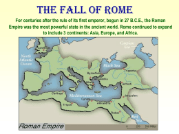 7._fall-of-rome- - Fredericton High School