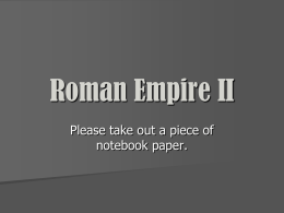 Roman Empire #1