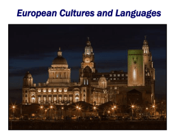 European Cultures and Languages