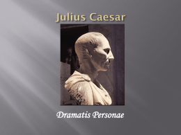 Julius Caesar characters