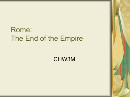 Rome: The End of the Empire - Hale