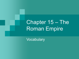 Chapter 15 Vocab