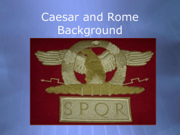 Introduction to Caesar and Rome Powerpoint