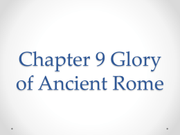 Chapter 9 Glory of Ancient Rome