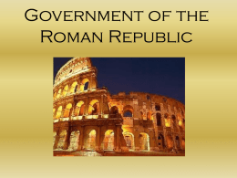 the Roman Republic was a tripartite government