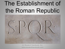 Roman Republic-Empire