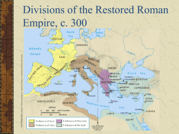 Fall of Rome and Rise of Early Medieval Europex