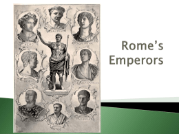 Roman Emperors Powerpoint
