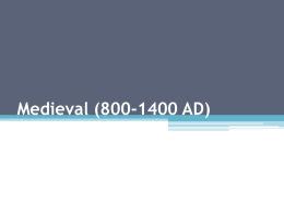 Medieval (800-1400 AD) - Mrs. Duvall Art History