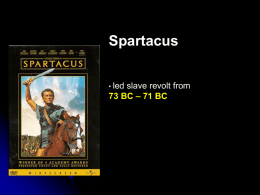 Spartacus Presentation