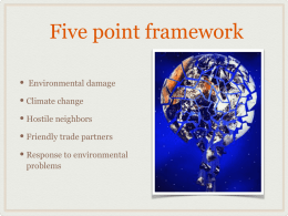 Five point framework - Mr. Clearwaters World history
