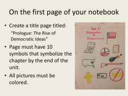 On the first page of your notebook
