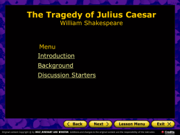 Julius Caesar - The Robinson Read