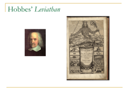 Hobbes` Leviathan