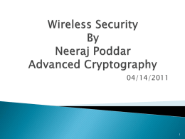 Wireless Security By Neeraj Poddar Advanced
