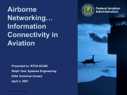 Airborne Networking Information Connectivity in Aviation