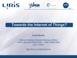 Towards the Internet of Things? - LIRIS
