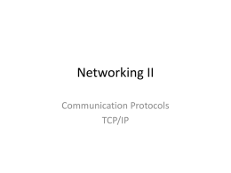 Networking II - DePaul University