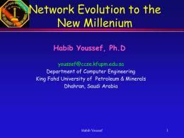 Network Evolution to the new millenium
